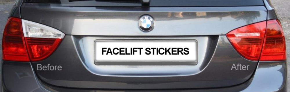 BMW Facelift Stickers E90 E91